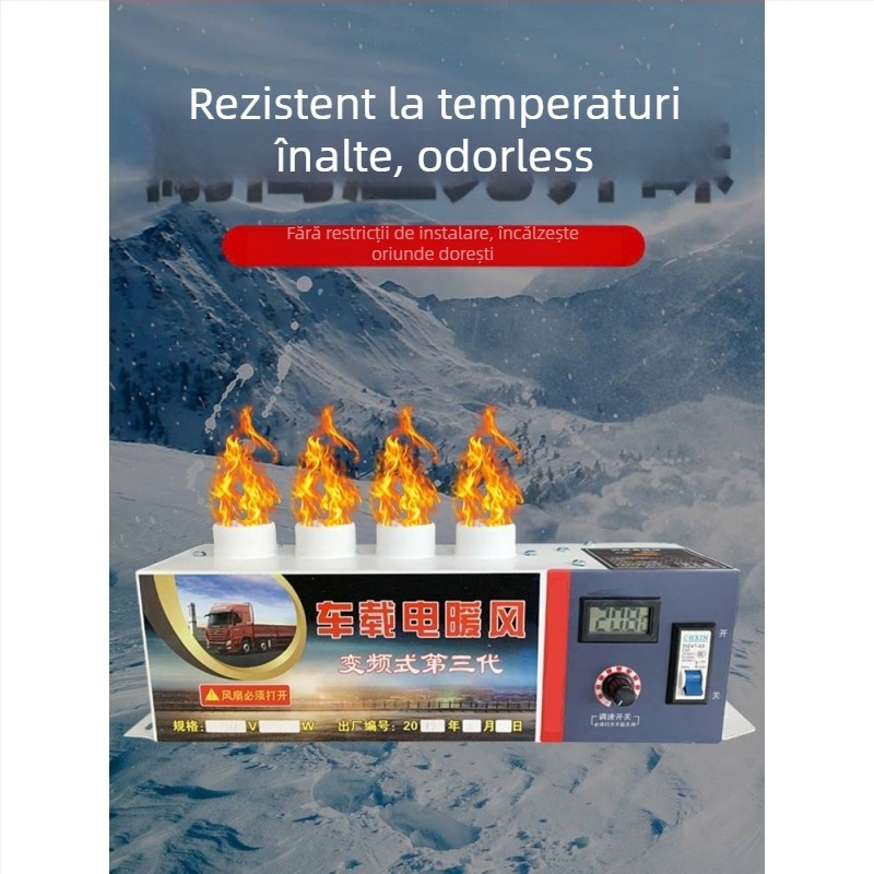 Încălzitor auto Bsq-928, 12V/24V, dezaburire parbriz, încălzire electrică