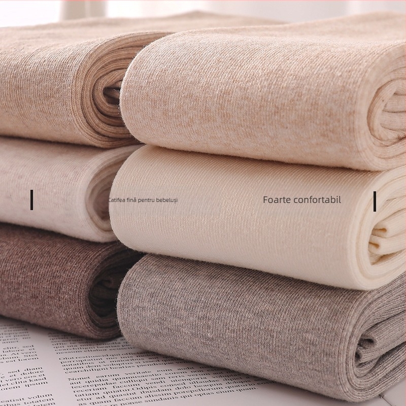 Colanți din bumbac pentru femei, stil japonez, cu dungi verticale; ridicare fesier, modelare.