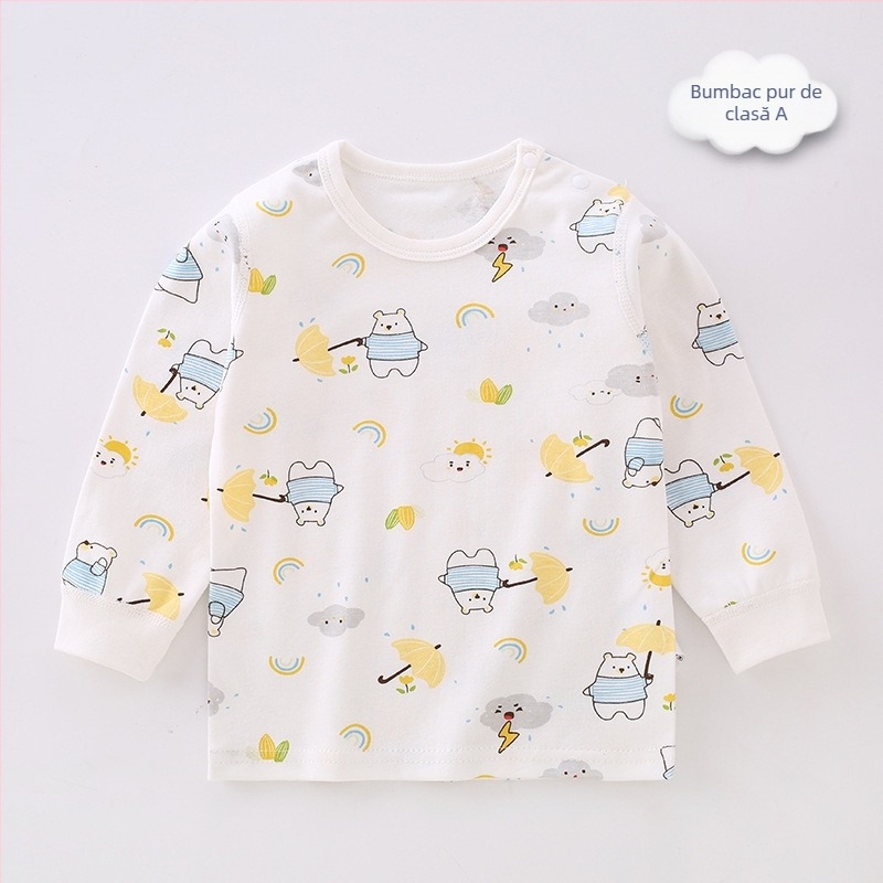 Top interior cald pentru bebeluși din blană de iepure, Lei Guang, nou-născuți, primăvara 2024