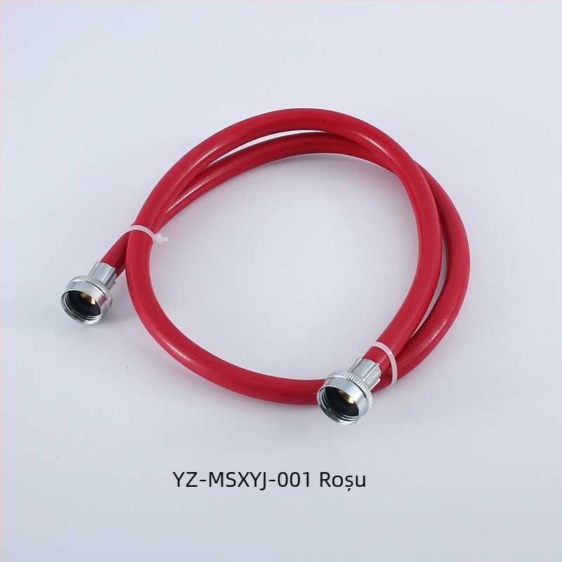 Țevă pentru alimentarea și drenajul mașinii de spălat, cu fileturi universale, PVC, conductă ondulată, presiune nominală 1, temperatură de lucru 1