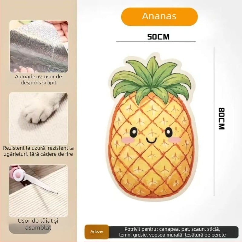 Scară pentru pisici în formă de animație, protecție canapea din fetru, anti-zgârieturi, durabilă, autocolant de perete, multifuncțional, pachet de 100 bucăți