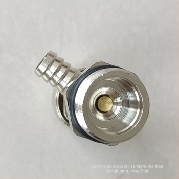 Supapă de golire a radiatoarelor cu conectare filetata, cupru, finisaj nichelat, temperatură de lucru 0–100°C, pentru apă