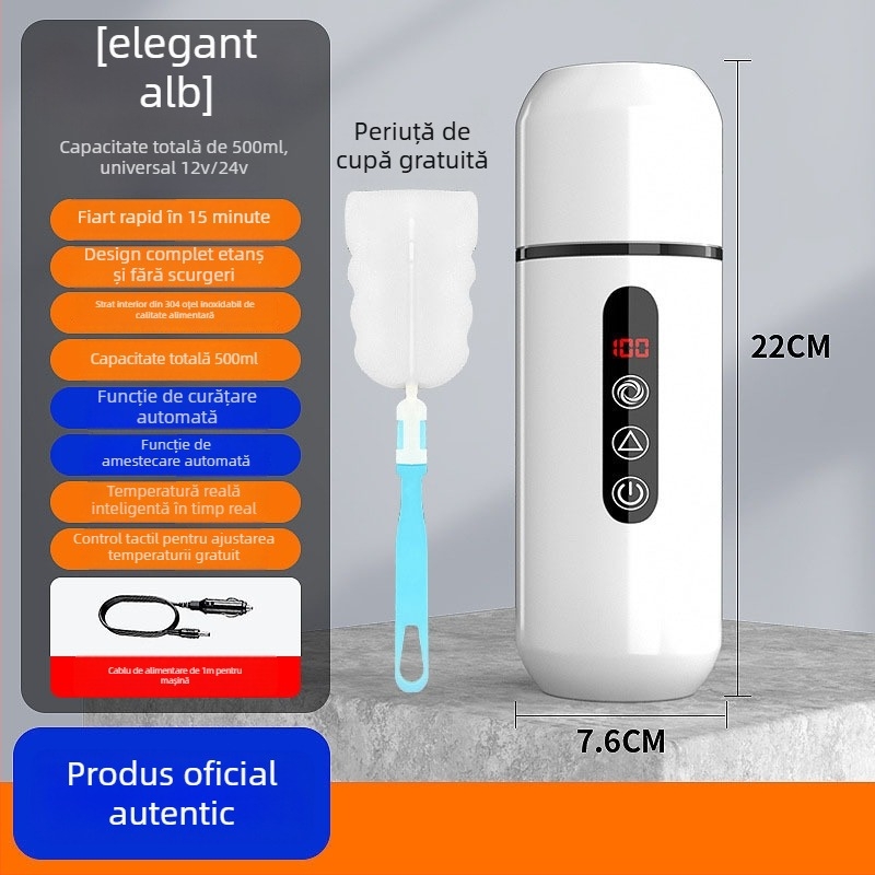 Masaj montat în mașină pentru încălzirea apei, izolație, material canvas, putere 1W