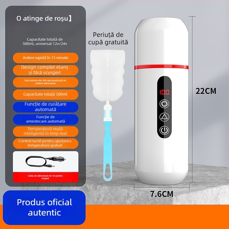 Masaj montat în mașină pentru încălzirea apei, izolație, material canvas, putere 1W