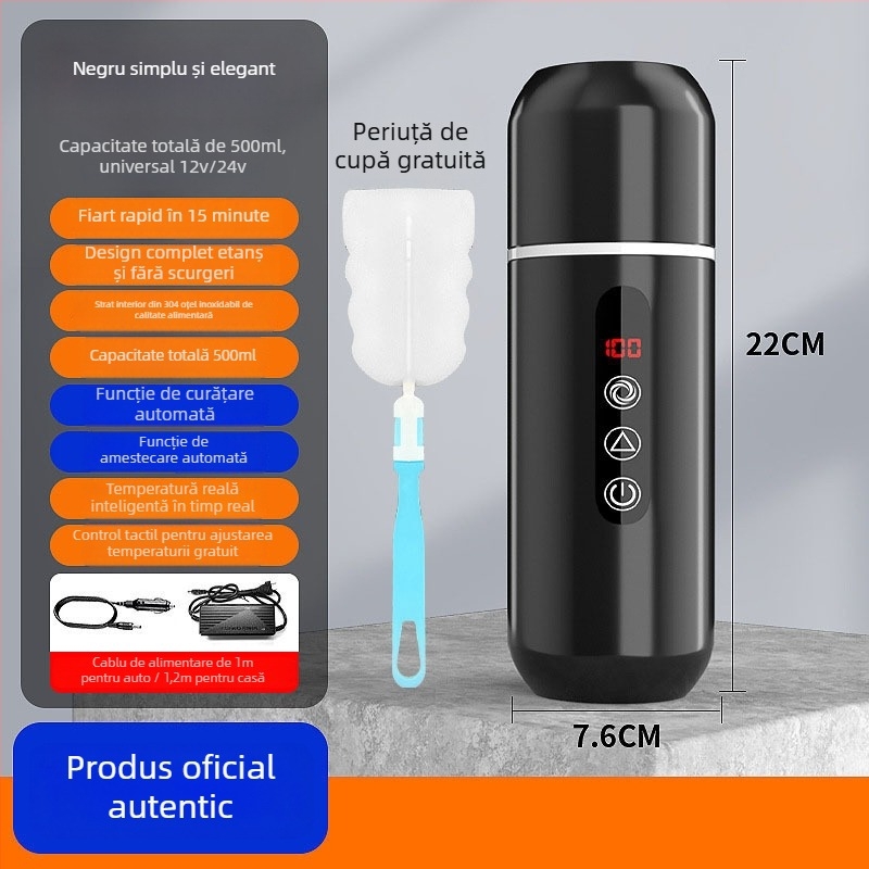 Masaj montat în mașină pentru încălzirea apei, izolație, material canvas, putere 1W