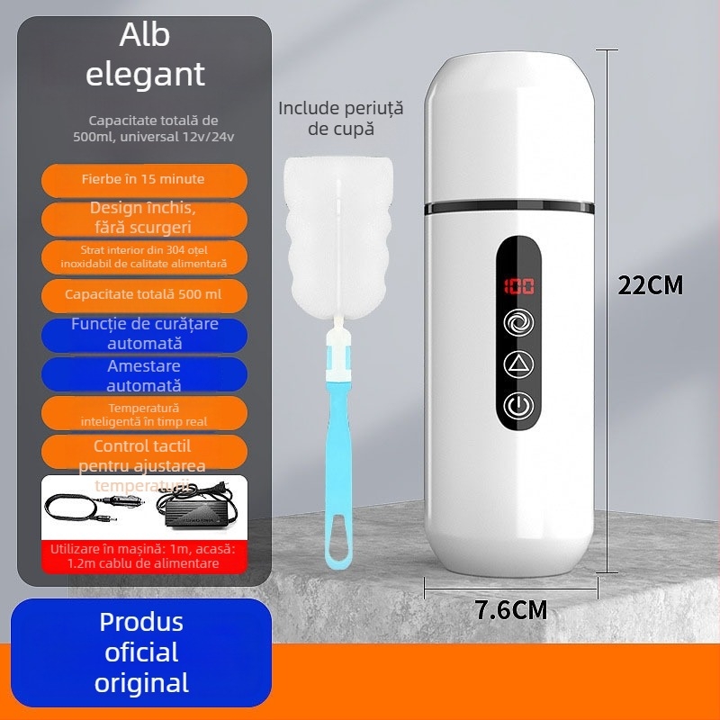 Masaj montat în mașină pentru încălzirea apei, izolație, material canvas, putere 1W