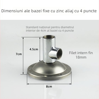 Qt132 Bară de duș cu țeavă dreaptă, construcție din cupru/ oțel inoxidabil, montaj filetat ascuns, 0–95°C, 1 MPa