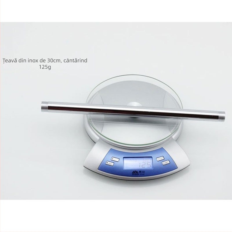 Qt132 Bară de duș cu țeavă dreaptă, construcție din cupru/ oțel inoxidabil, montaj filetat ascuns, 0–95°C, 1 MPa