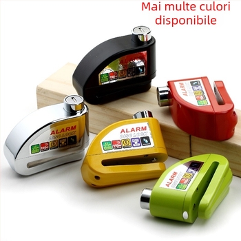 Lacăt cu alarmă pentru disc de frână pentru bicicletă electrică și motocicletă, DF 8308, Material: aliaj zinc-cupru, Greutate: 0,51 kg