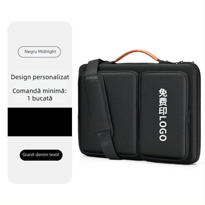 Funda laptop cu stil de afaceri, material Oxford, căptușeală din pânză, impermeabilă, rezistentă la uzură și la șocuri