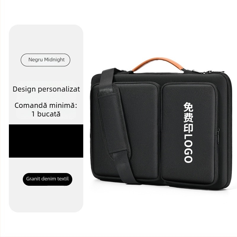 Funda laptop cu stil de afaceri, material Oxford, căptușeală din pânză, impermeabilă, rezistentă la uzură și la șocuri