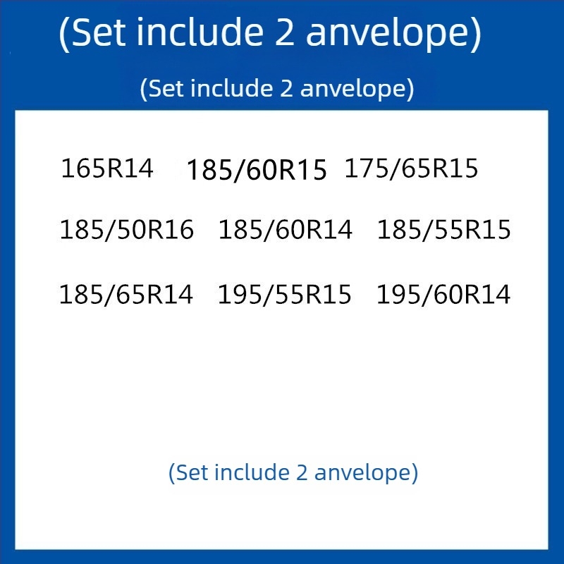 Lanț anti-derapare din cauciuc pentru pneuri pentru autoturisme, SUV-uri și furgonete — universal, aproximativ 4 kg, instalare disponibilă, potrivește 205/55R16, 235/55R18, 225/65R17