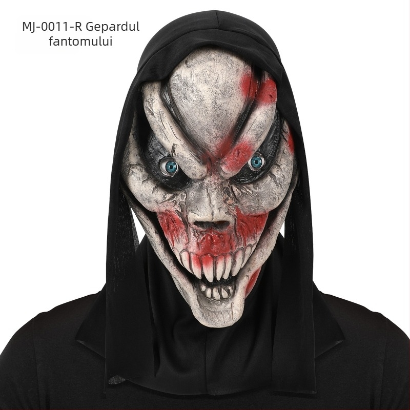 Mască de latex – stil amuzant, recuzită DIY, pentru Halloween și petreceri de tip masquerade de Crăciun