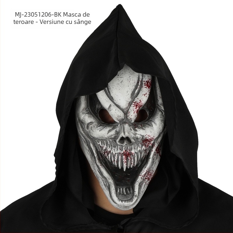 Mască de latex – stil amuzant, recuzită DIY, pentru Halloween și petreceri de tip masquerade de Crăciun