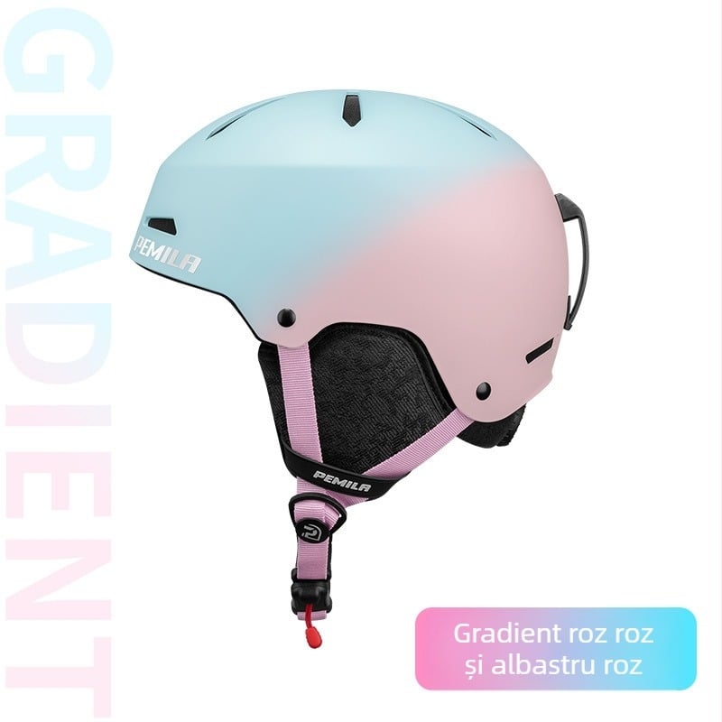 Cască de schi pentru adulți, unisex, carcasă ABS+EPS, cască de ciclism