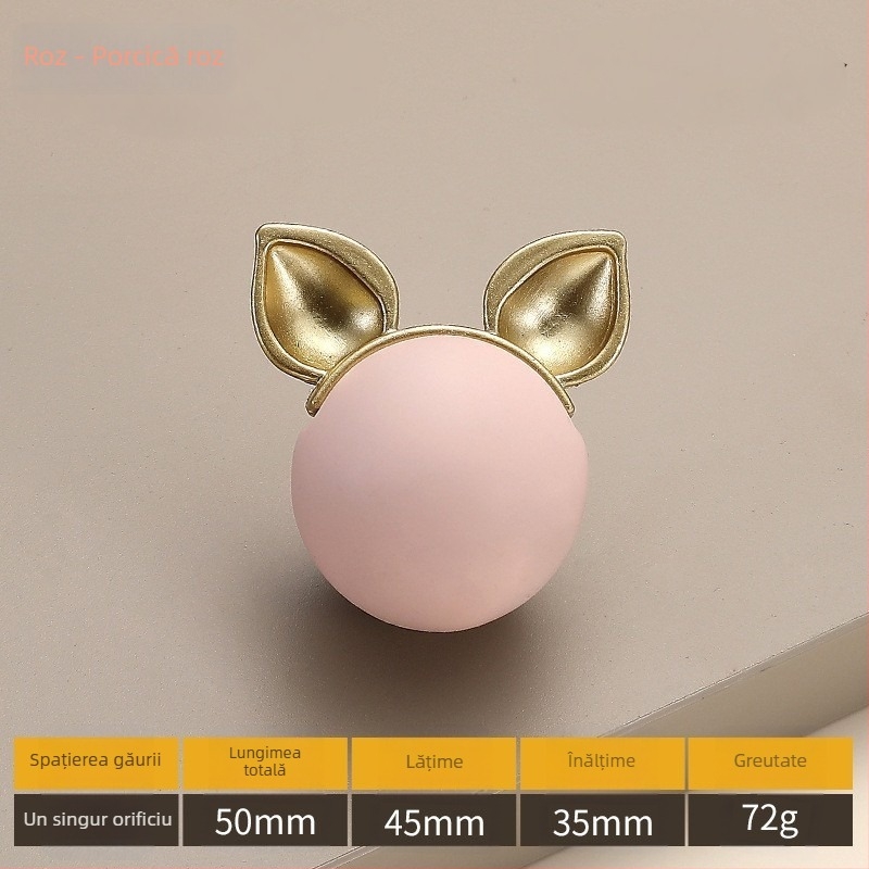 Model 2991 — Mâner ceramic pentru mobilier, stil modern minimalist, cu o gaură unică