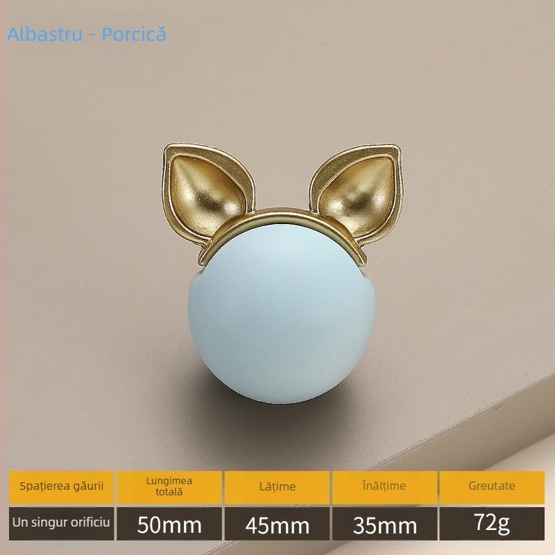 Model 2991 — Mâner ceramic pentru mobilier, stil modern minimalist, cu o gaură unică