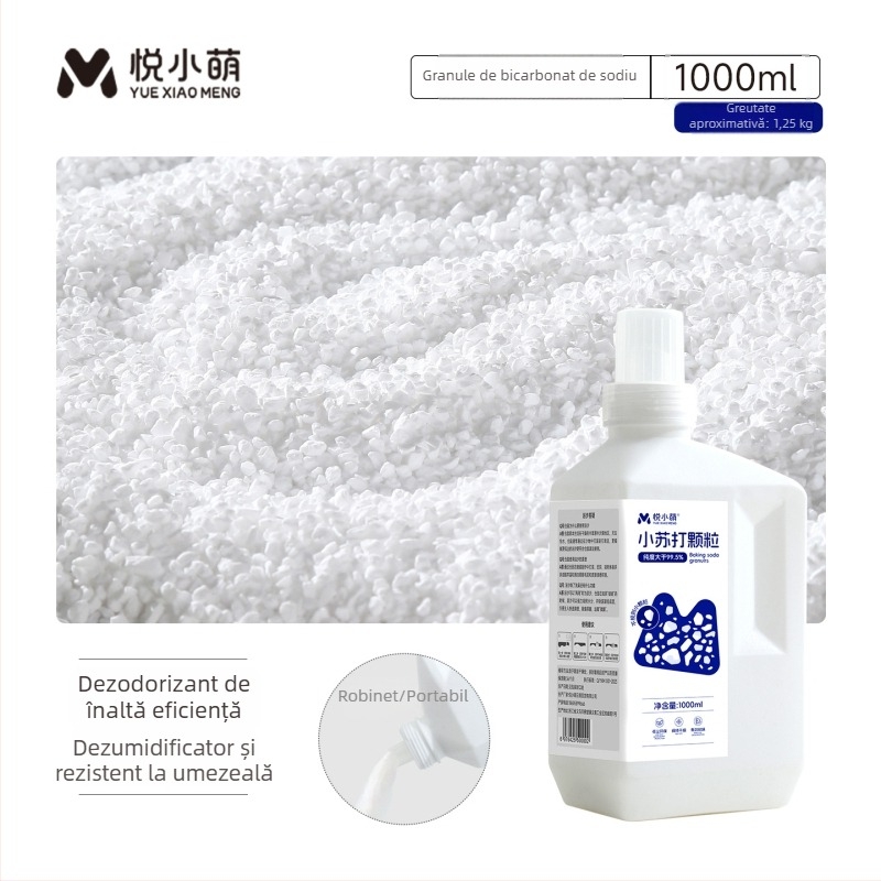 Yue Xiaomeng Nisip de baie 2 în 1 cu acțiune de eliminare a mirosului pentru animale de companie mici