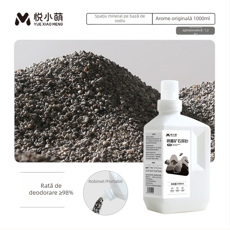 Yue Xiaomeng Nisip de baie 2 în 1 cu acțiune de eliminare a mirosului pentru animale de companie mici