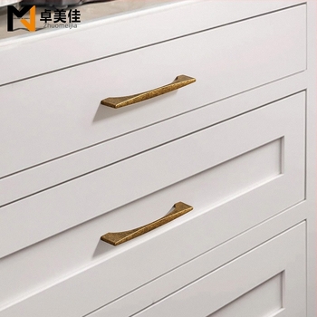 Mâner de ușă pentru dulap, aliaj de zinc, stil nordic, lustruit și electroplacat