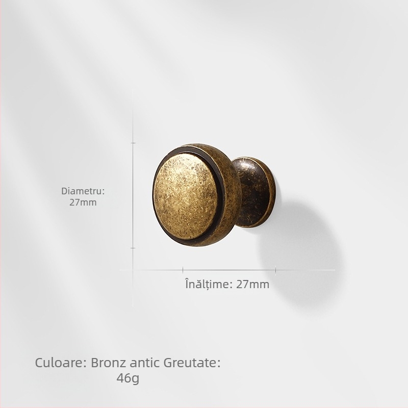 Mâner de ușă pentru dulap, aliaj de zinc, stil nordic, lustruit și electroplacat