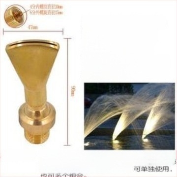 Duza de fontană din cupru și oțel inoxidabil 304, duze multiple pentru peisaje acvatice