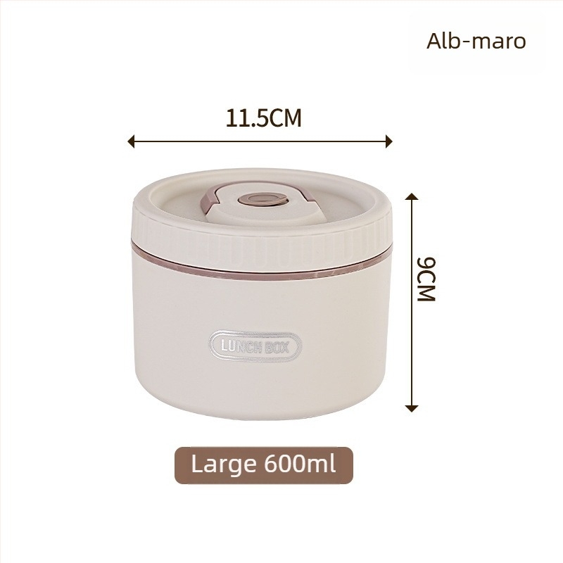 Cutie de prânz din oțel inoxidabil 304, izolație termică, etanșă, portabilă, design multistrat cu până la patru niveluri, compatibilă cu cuptorul cu microunde