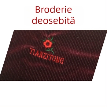 Colanți cu căptușeală fleece, talie înaltă, microelastic, amestec velur-viscoză
