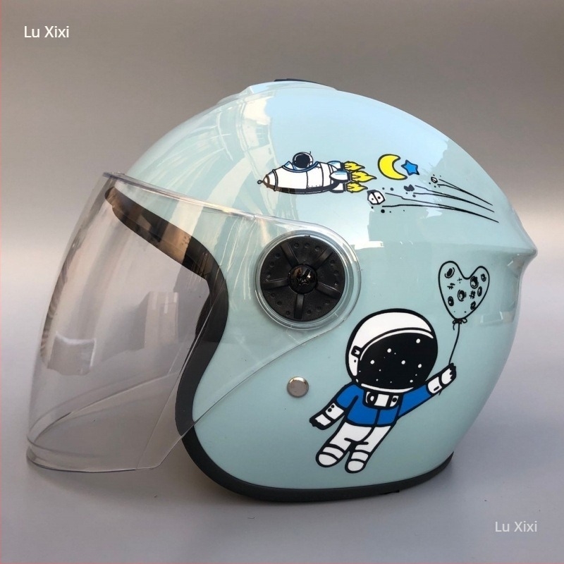 Cască pentru copii unisex, tip half-helmet, pentru biciclete electrice, toate anotimpurile, ABS material