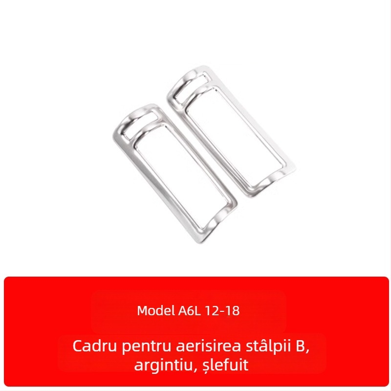 Zhan ke oțel inoxidabil – Cadru panoului central de comandă și decorul interior al ușii pentru Audi A6L/A7 (12-18) – rezistent la zgârieturi și uzură
