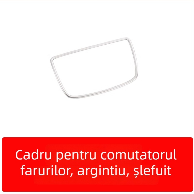 Zhan ke oțel inoxidabil – Cadru panoului central de comandă și decorul interior al ușii pentru Audi A6L/A7 (12-18) – rezistent la zgârieturi și uzură