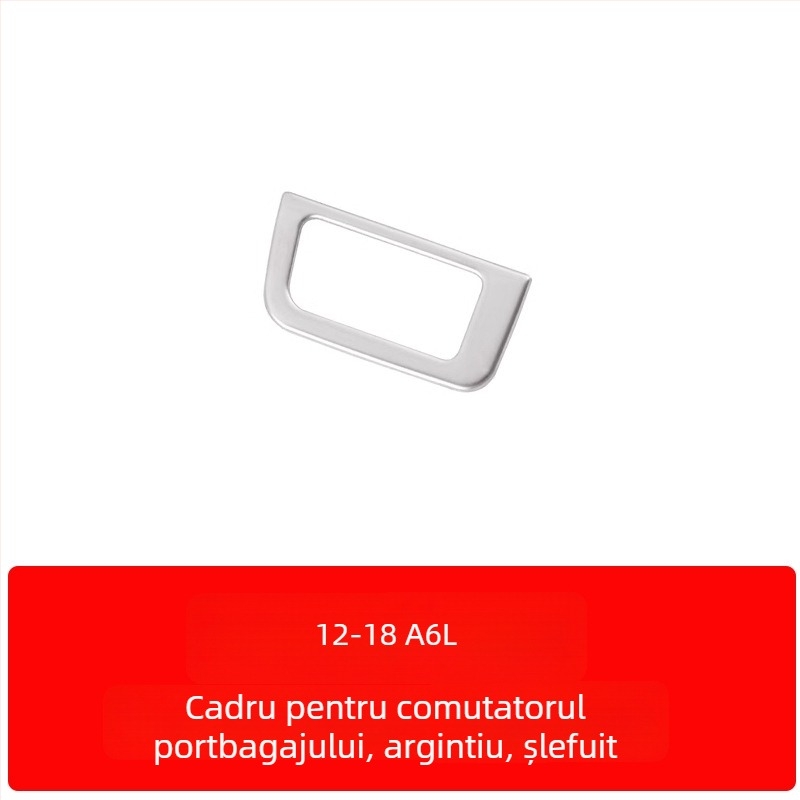 Zhan ke oțel inoxidabil – Cadru panoului central de comandă și decorul interior al ușii pentru Audi A6L/A7 (12-18) – rezistent la zgârieturi și uzură