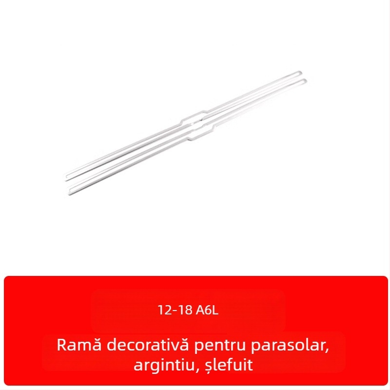 Zhan ke oțel inoxidabil – Cadru panoului central de comandă și decorul interior al ușii pentru Audi A6L/A7 (12-18) – rezistent la zgârieturi și uzură