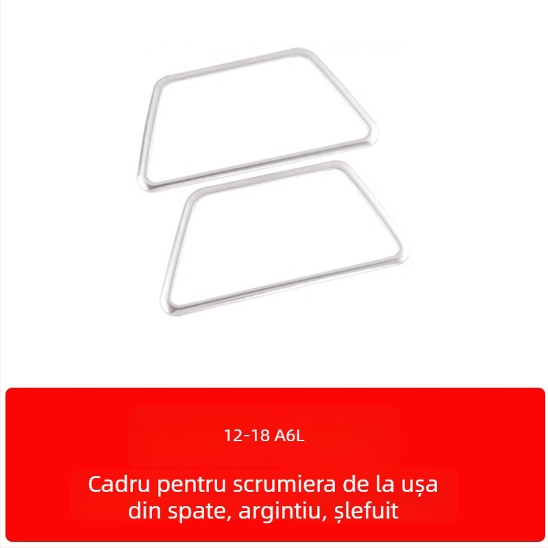 Zhan ke oțel inoxidabil – Cadru panoului central de comandă și decorul interior al ușii pentru Audi A6L/A7 (12-18) – rezistent la zgârieturi și uzură