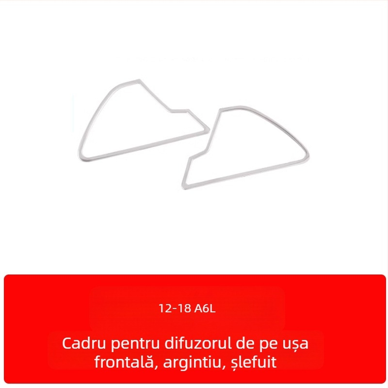 Zhan ke oțel inoxidabil – Cadru panoului central de comandă și decorul interior al ușii pentru Audi A6L/A7 (12-18) – rezistent la zgârieturi și uzură