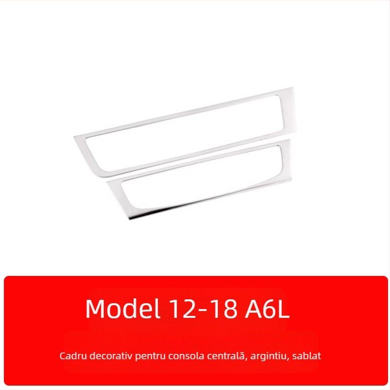 Zhan ke oțel inoxidabil – Cadru panoului central de comandă și decorul interior al ușii pentru Audi A6L/A7 (12-18) – rezistent la zgârieturi și uzură
