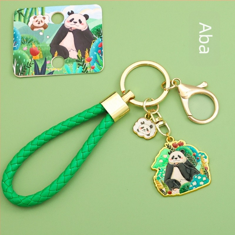 Breloc Panda, desen animat, metal, stil drăguț (Cadou personal; Zile de naștere, Absolvire)
