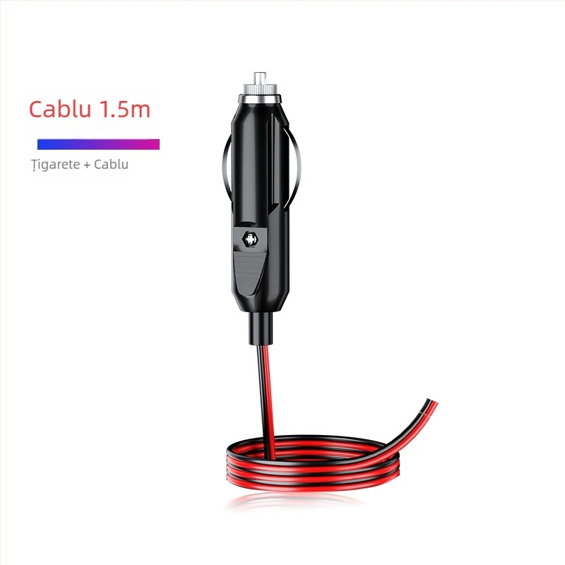 Cablu prelungitor pentru brichetă auto, 12V/24V, carcasă Bakelit, model Y8, 250W