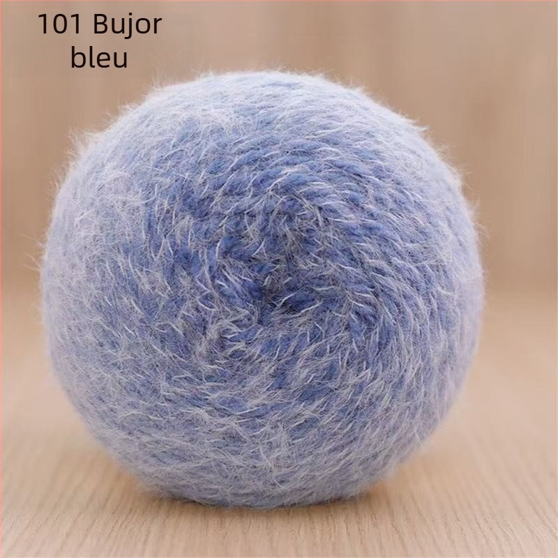 Fire Magic Ball cu pene — gradient pentru croșetat DIY, 7s Worsted, fir simplu, Group-Line