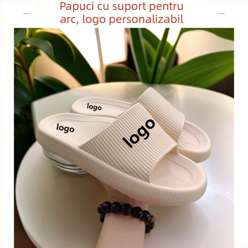 Șlapi cu susținere a bolții, curea simplă, talpă EVA, unisex
