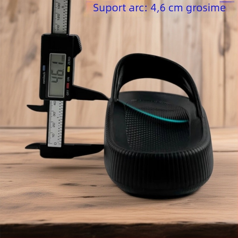 Șlapi cu susținere a bolții, curea simplă, talpă EVA, unisex