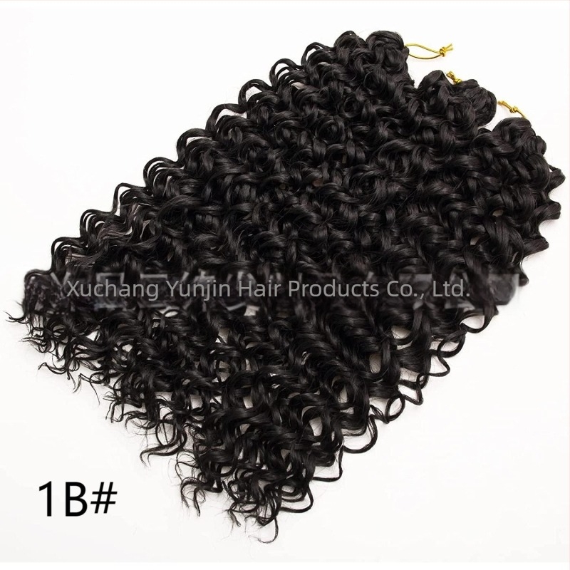 Perucă croșetă Yunjin YJ-GOGO - GoGo Curl, stil exotic, fibră de mătase locală, proces mecanic, schimbare formă