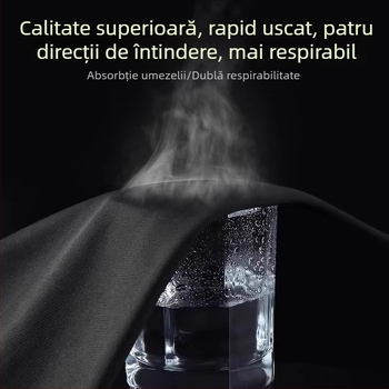 Gold ship Set de compresie sport pentru bărbați și femei – uscare rapidă, înaltă elastitate; poliester 95% / spandex 5% pentru vară