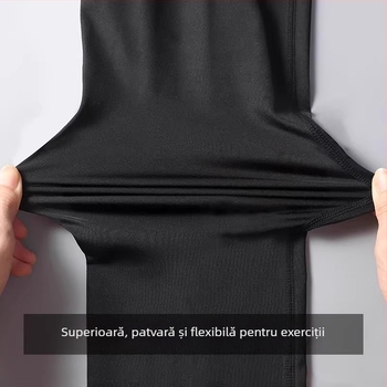 Gold ship Set de compresie sport pentru bărbați și femei – uscare rapidă, înaltă elastitate; poliester 95% / spandex 5% pentru vară