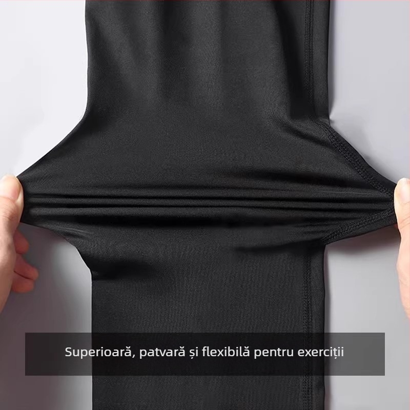 Gold ship Set de compresie sport pentru bărbați și femei – uscare rapidă, înaltă elastitate; poliester 95% / spandex 5% pentru vară