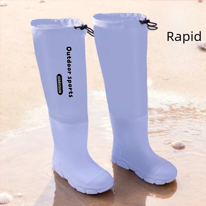 Cizme de ploaie din PVC pentru copii, unisex, înălțime joasă, talpă plată, căptușite cu fleece, patru sezoane, 4–16 ani