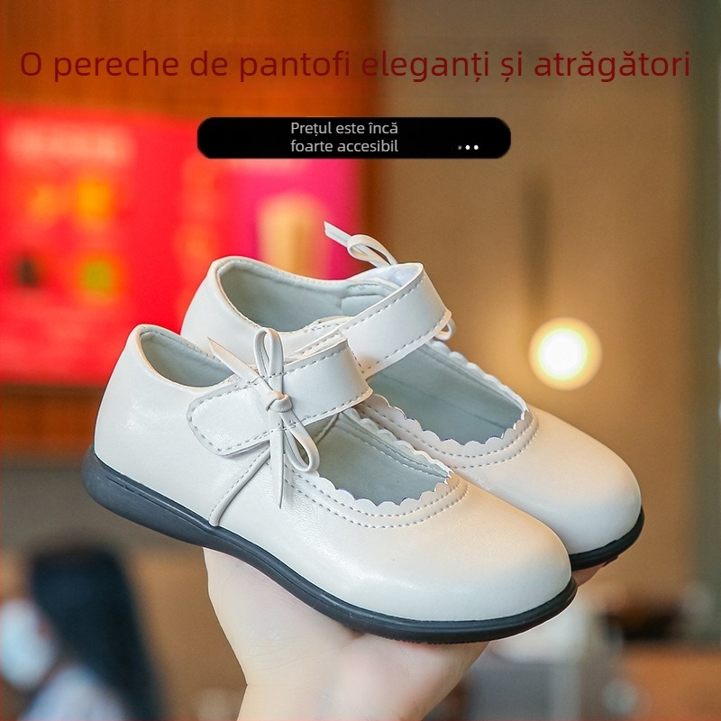 Abela Pantofi pentru fete – Piele sintetică, închidere cu Velcro, talpă din cauciuc, respirabili, anti-derapare