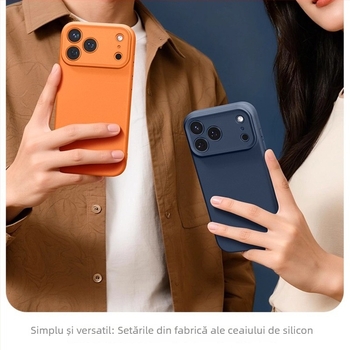 Carcasă din silicon lichid cu magneți pentru iPhone 17 Pro Max – Finisaj mat, Protecție la șocuri, Disipare termică, Anti-amprentă