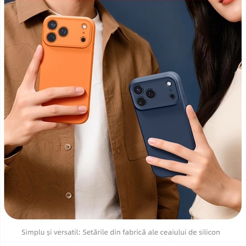 Carcasă din silicon lichid cu magneți pentru iPhone 17 Pro Max – Finisaj mat, Protecție la șocuri, Disipare termică, Anti-amprentă