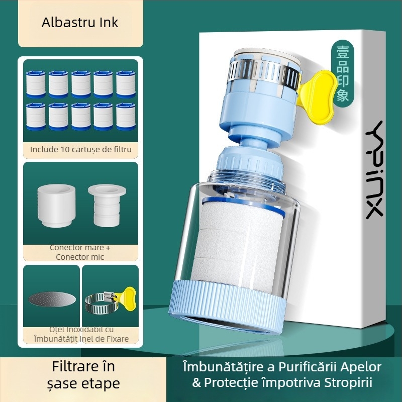 Filtru pentru robinet – Extender pentru bucătărie, material PP, instalare directă, control pe o singură manetă, model L10205, First Impression, stil Light Luxury